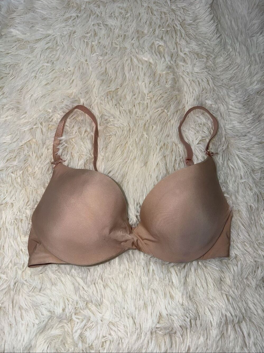 32A push up bra tan